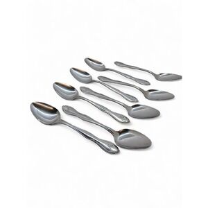 Customcraft Stainless Japan Tea Spoons Silverware‎ Flatware Set Of 8